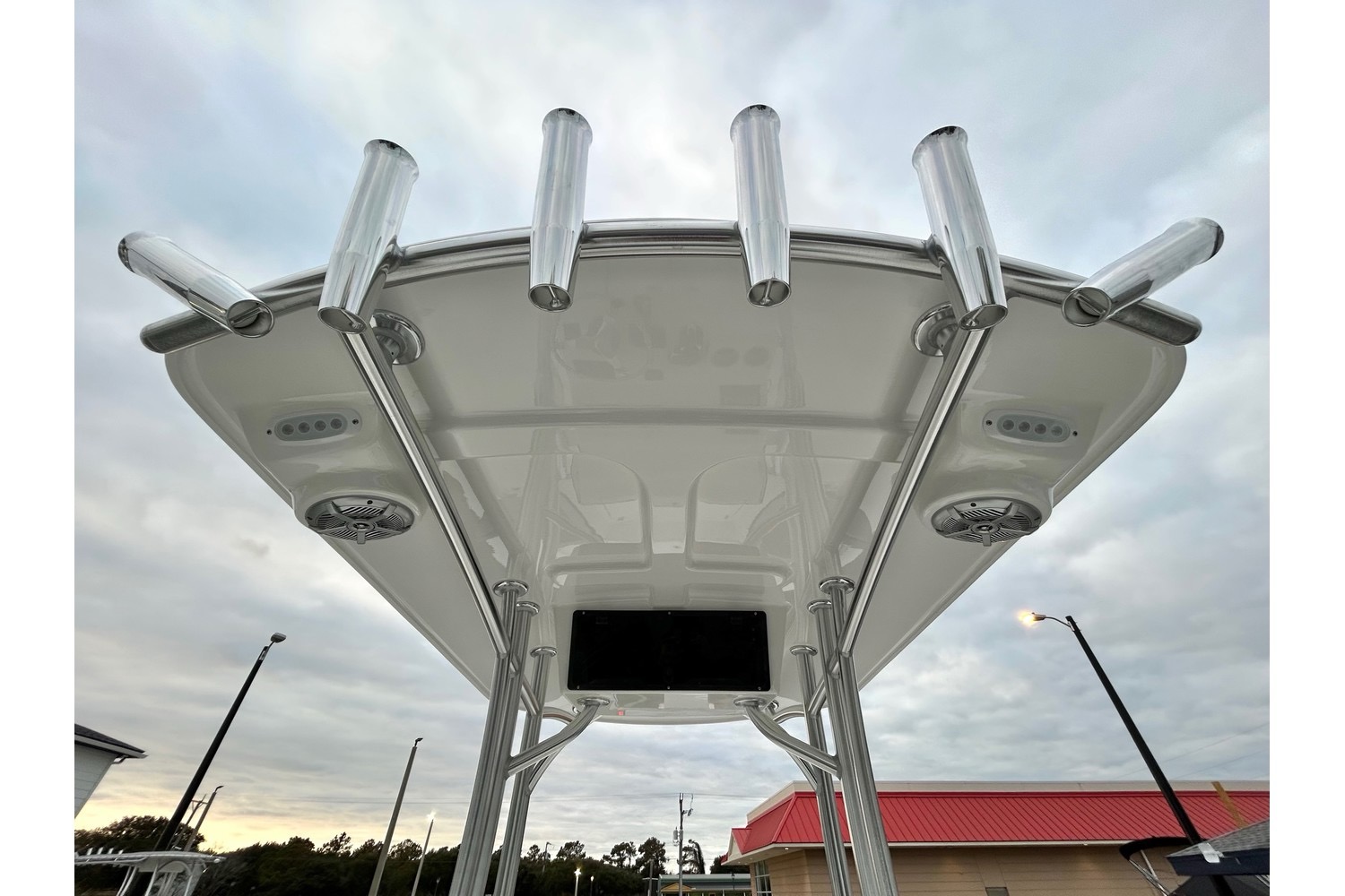 260 Bay Boat interior